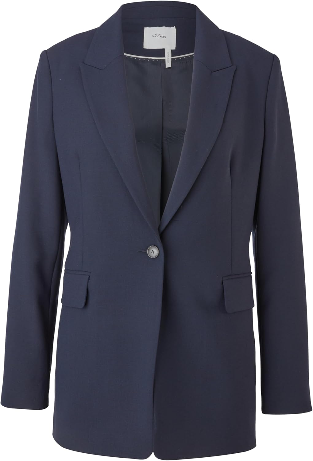 s.Oliver BLACK LABEL Damen Blazer 38 5959 Blau, 38 5959 Blau