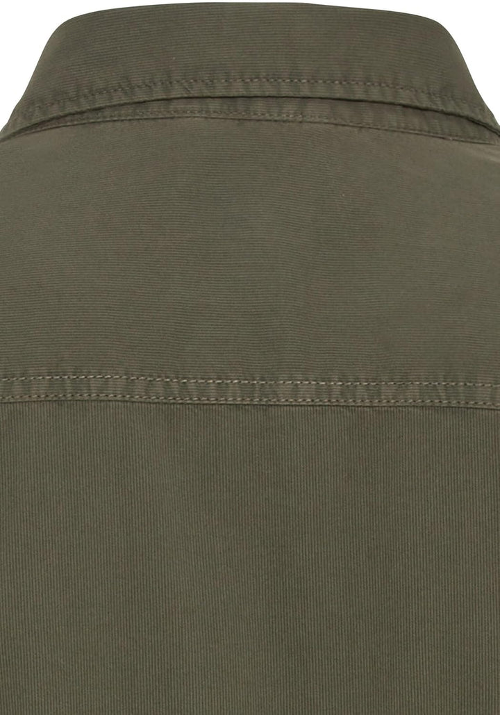 camel active Herren Langarmhemd aus Baumwolle XXL Dunkelgrün, XXL Dunkelgrün