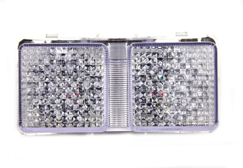 aVDB-moto LED-Bremslicht mit integrierten Blinker kompatibel mit Honda VTR, SP1, SP2 (Klar), Klar