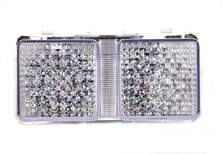 aVDB-moto LED-Bremslicht mit integrierten Blinker kompatibel mit Honda VTR, SP1, SP2 (Klar), Klar