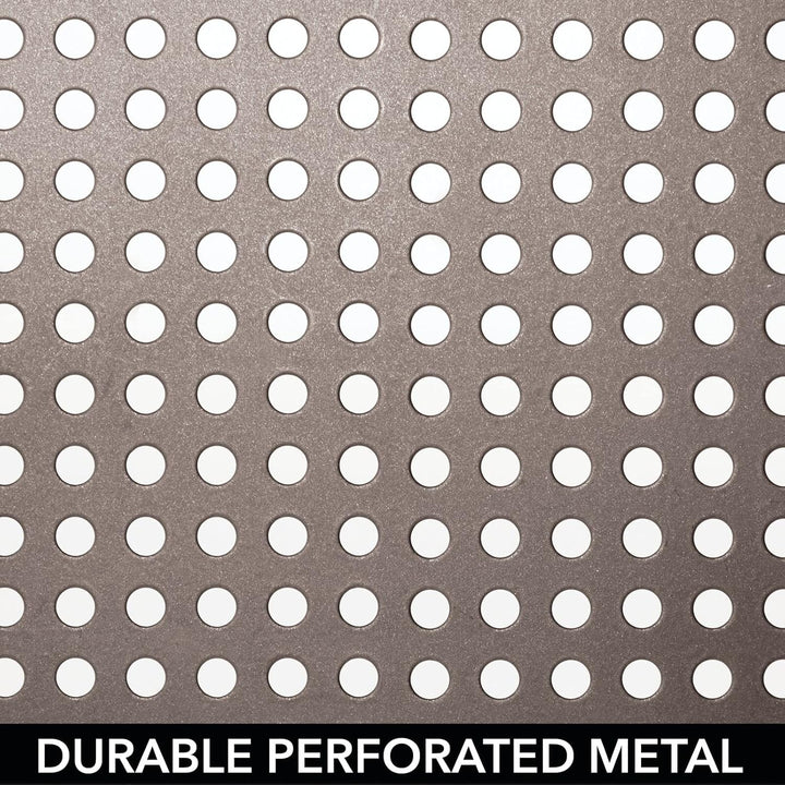 mDesign 2er-Set Geschirrablage für die Küche – freistehendes Tellerregal aus Metall – grosses Küchen