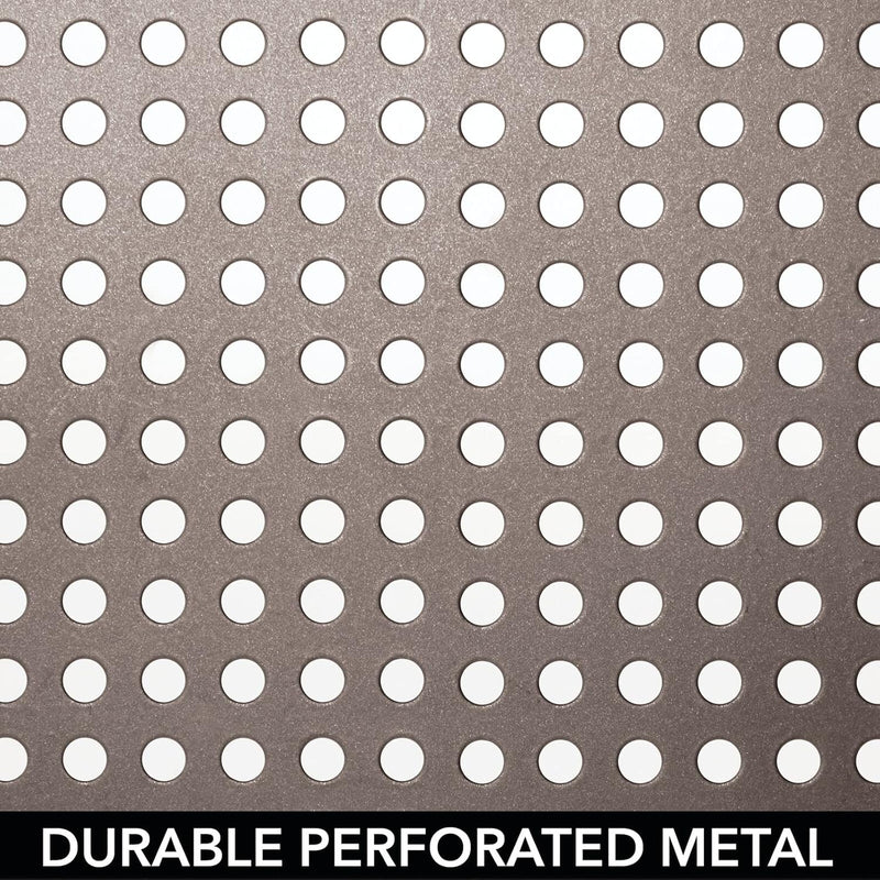 mDesign 2er-Set Geschirrablage für die Küche – freistehendes Tellerregal aus Metall – grosses Küchen