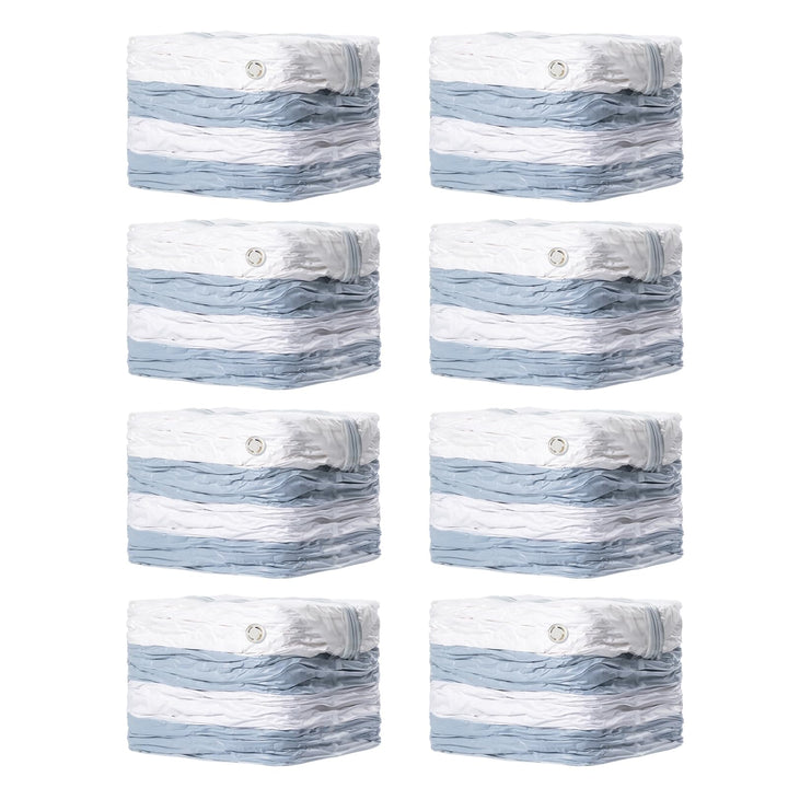 TAILI Würfel Vakuumbeutel für Kleidung, Transparent Jumbo 8 Pack (80x100x38cm), Platz sparen Vakkums