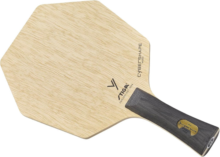 Stiga Cybershape Wood Tischtennis Holz – Tischtennisholz aus Holz mit exklusiver Cybershape-Form Kon