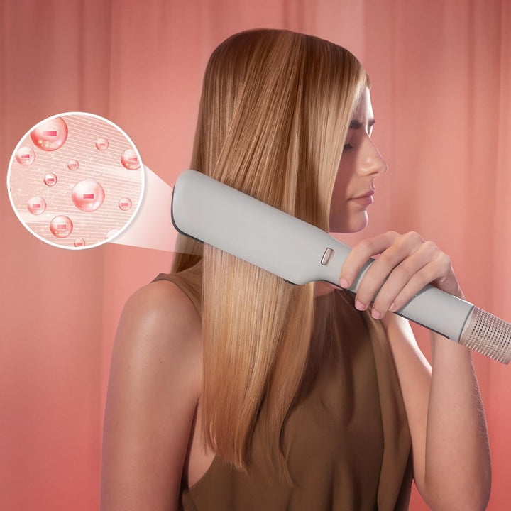 Cecotec Air Lisse Cotton Candy Warmluft-Haarglätter. 600W, Haarschutz, Ionen-Technologie, Keratin un