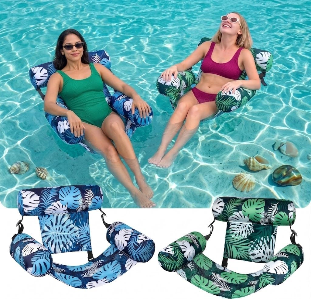 X2 Luftmatratze Pool. Luftmatratze Wasser Aufblasbare. Robuste Schwimmhilfen Für Erwachsene, Ideal F