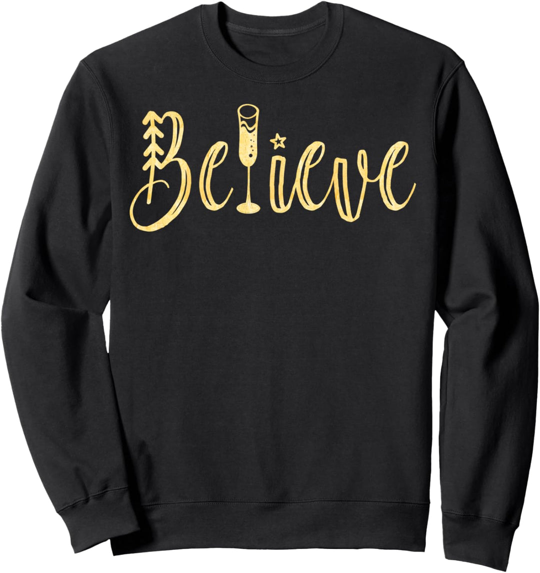 Trendy Christmas Believe Sweatshirt
