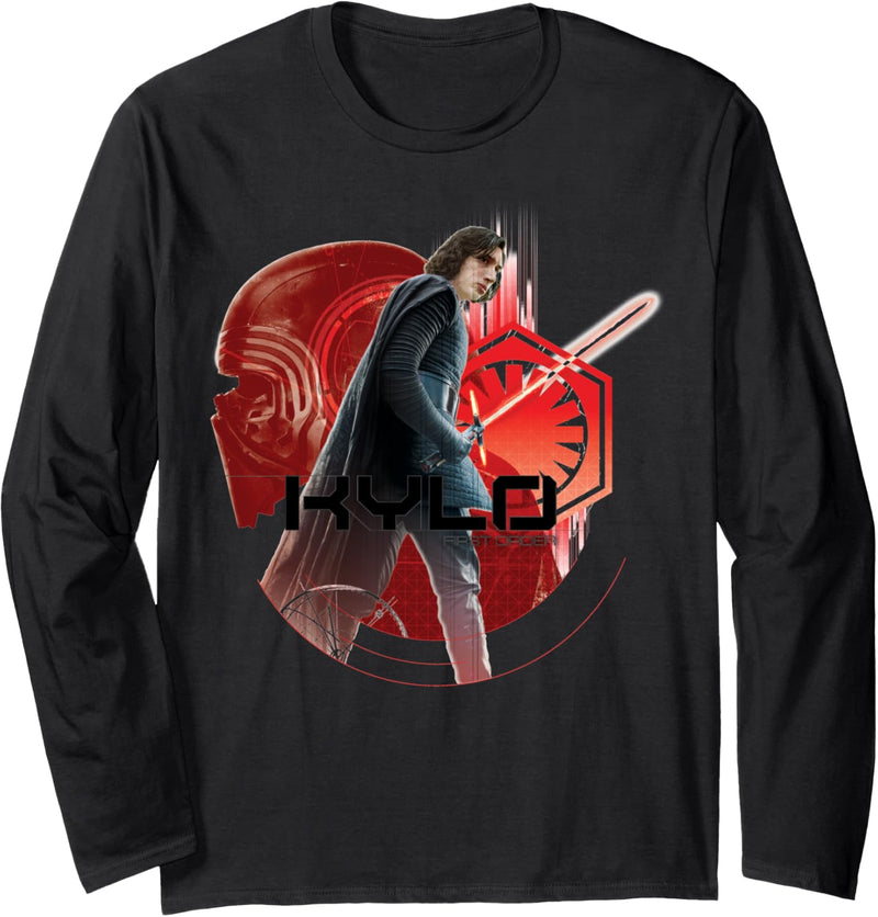 Star Wars Last Jedi Kylo Ren Watch Your Back Langarmshirt