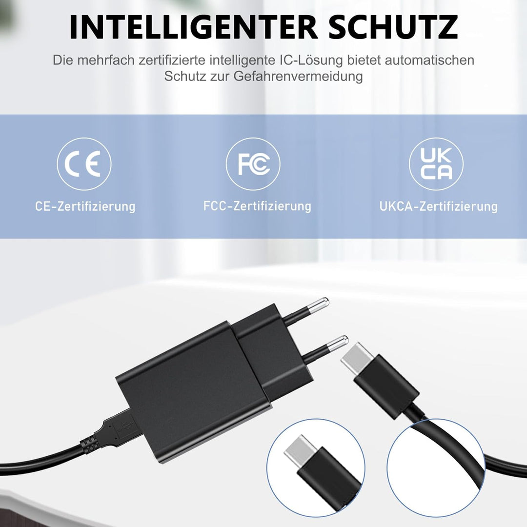 Ladekabel Kompatibel mit ‎Topipop GV09 Handstaubsauger Ladegerät für Leichter Autostaubsauger für Ti