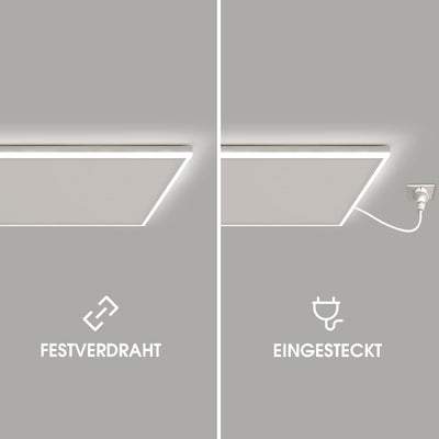 Infrarotheizung Decke mit Thermostat 400 Watt, Deckenheizung Infrarot mit LED Beleuchtung, Infraroth