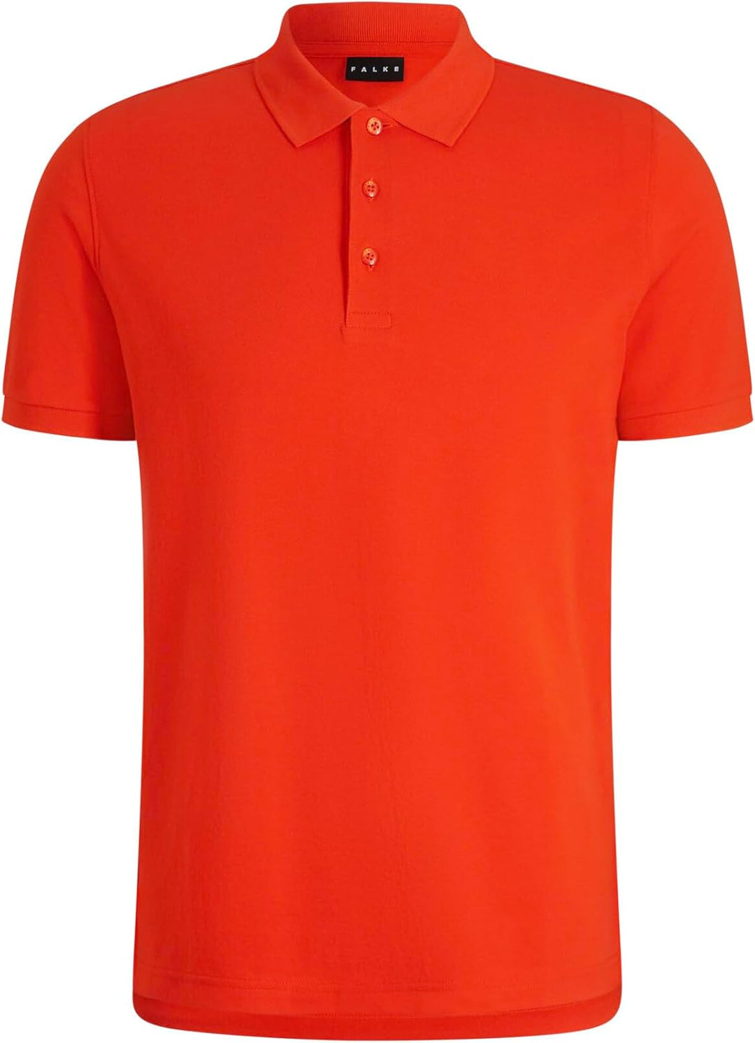 FALKE Herren Basic Polo Shirt Piqué Polohemd weich hautfreundlich atmungsaktive Baumwolle 1 Stück, O