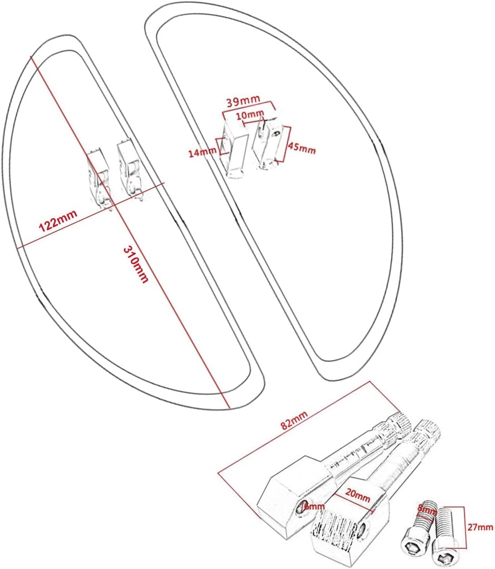 Trittbretter Fahrer für Chopper/Custombike FT4 schwarz CB53682