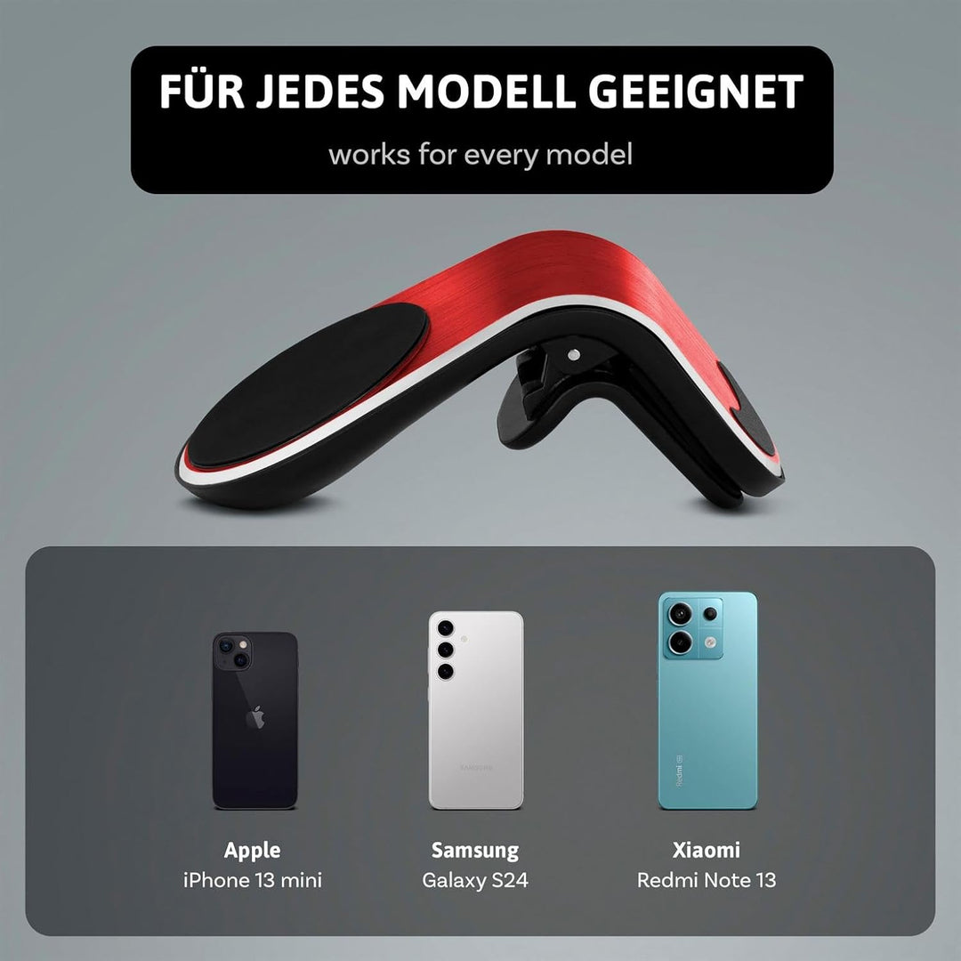ONEFLOW Car Flex Grip für Samsung Galaxy, Apple iPhone, Huawei, Sony, usw. – Auto Handyhalter für da