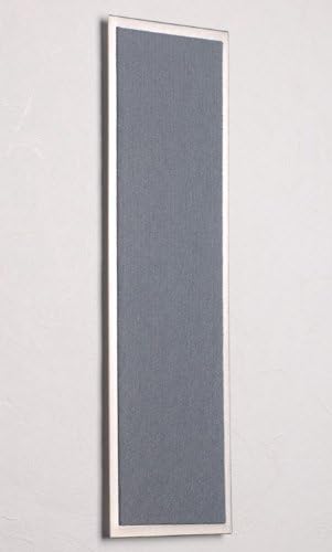 FLUX Objects Magnet - Schlüsselboard aus Edelstahl (42 x 12 cm), mit Filz in Grau