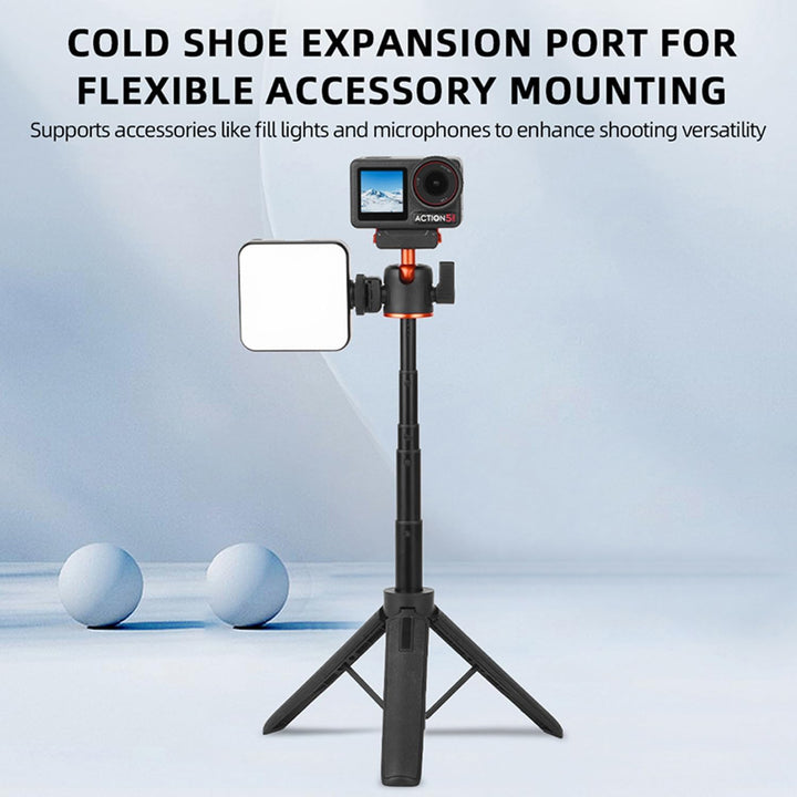 Schnellwechsel-Stativ Ausziehbarer Selfie-Stick für DJI Osmo Action 4/5 Pro, Multifunktionale Verlän