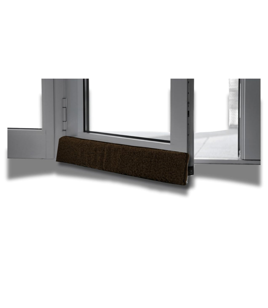 K. & N. Schurwolle 550 Schurwoll-Zugluftstopper für Türen 100 cm, Braun Braun 100 cm Single, Braun 1