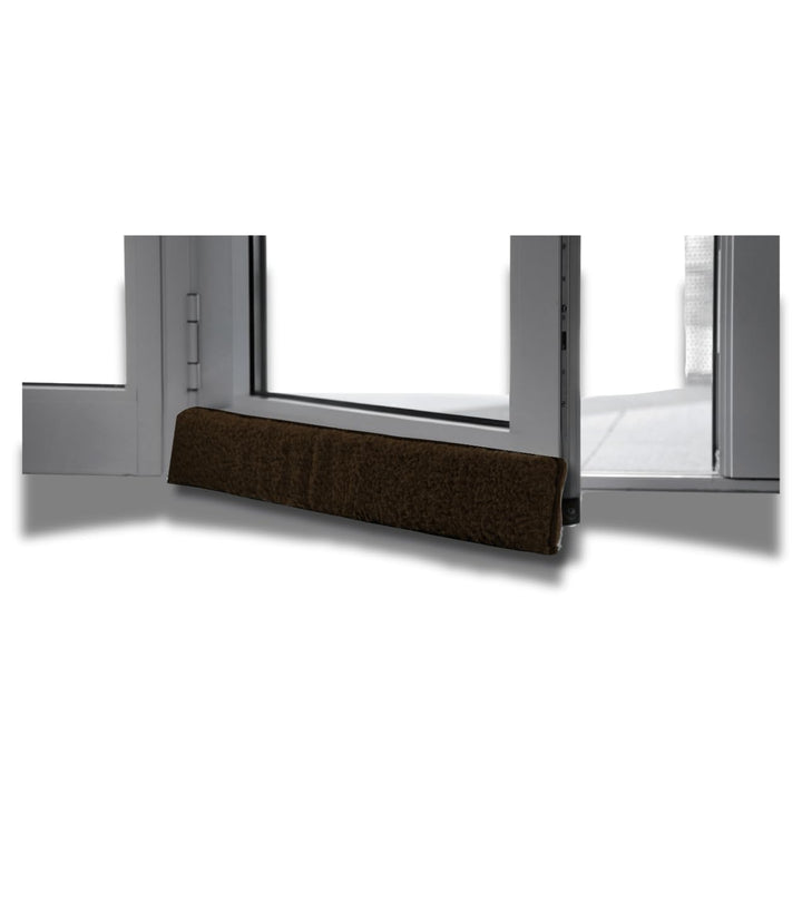 K. & N. Schurwolle 550 Schurwoll-Zugluftstopper für Türen 100 cm, Braun Braun 100 cm Single, Braun 1