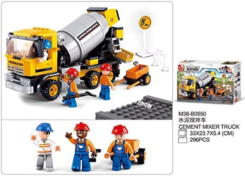 Sluban M38-B0550 - Betonmischer Town