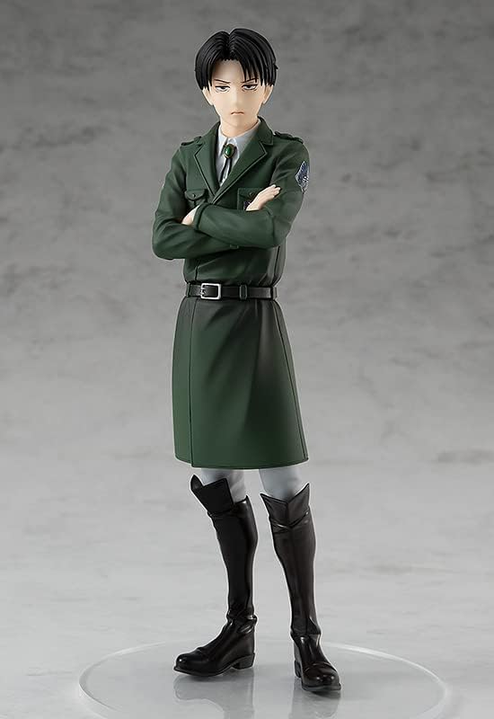 Attack on Titan Pop Up Parade PVC Statue Levi 17 cm 17 cm Mehrfarbig, 17 cm Mehrfarbig