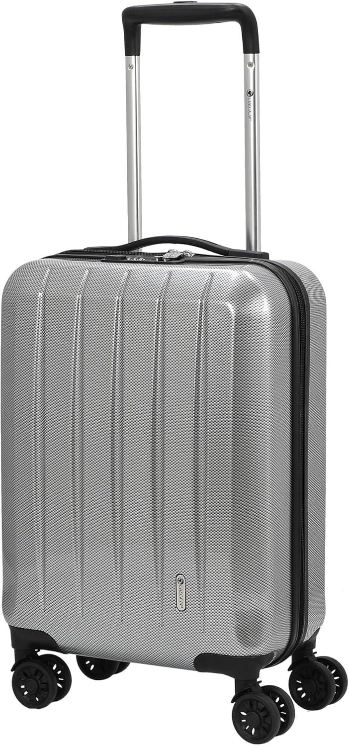 CHECK.IN London 2.0 4-Rad Kabinentrolley 55cm silber