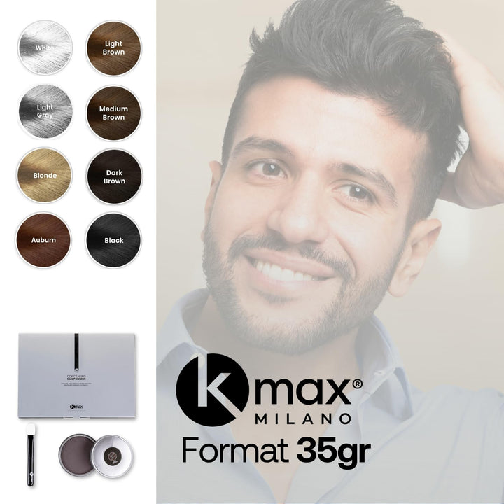Kmax Scalp Shader - Haarpuder, Lidschatten für Haare, Foundation Deckende Kopfhaut, für einen Effekt