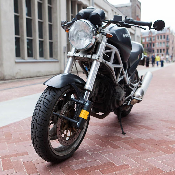 VINZ Ararat Bügelschloss mit Halterung | U-Lock Schloss Motorradschloss Rollerschloss Fahrradschloss