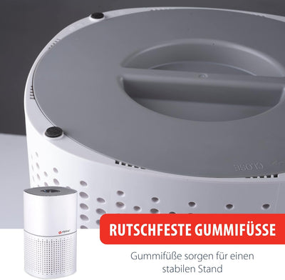 alpina Luftreiniger mit Ionisator - Air Purifier mit HEPA-Filter H11 - Luftreiniger allergiker - Ger