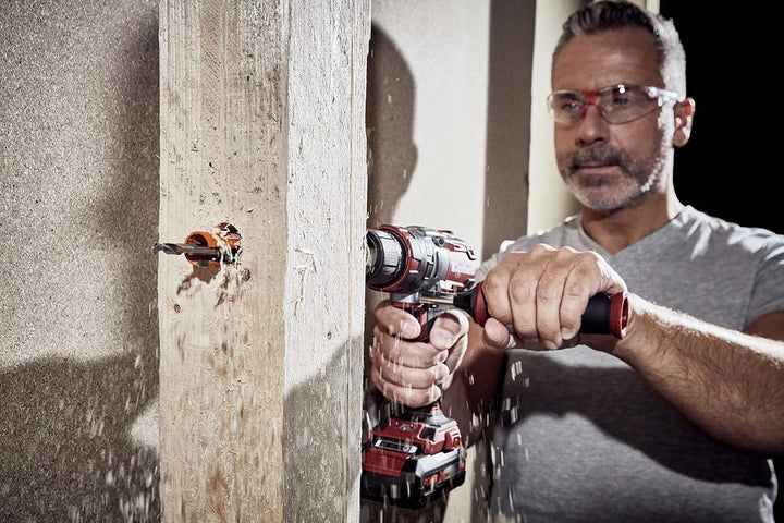 kwb Lochsäge Ø 112 mm mit hochtemperaturgelöteten, diamantgeschliffenen Zähnen, schneller Spanabfuhr