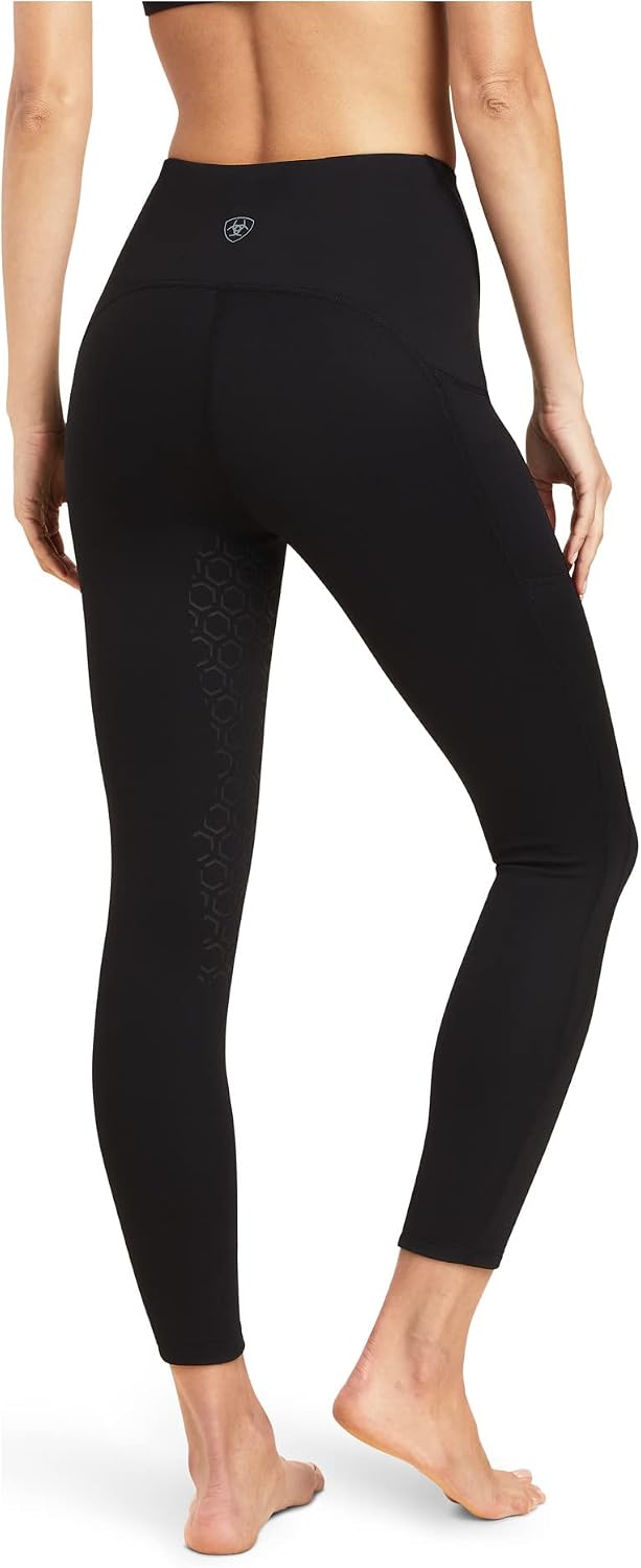 ARIAT 2022 Damen Venture Thermal Half Grip Tight 10041346 - Estate Blue - XS Schwarz, XS Schwarz