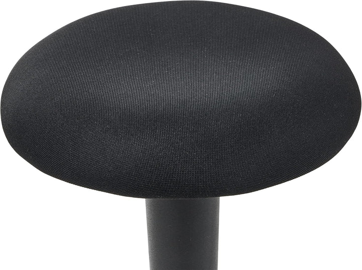 Ergonomischer Wackelhocker Stoff schwarz drehbar höhenverstellbar Estell
