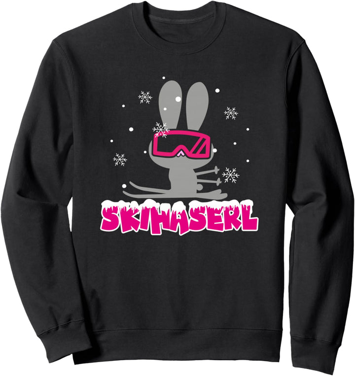 Ski Haserl - Skifahrerin Apres Ski Party Sweatshirt