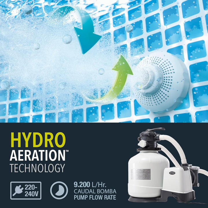 Intex Krystal Clear Sandfilteranlage 12 m³ für Pools bis 42.000l 26652