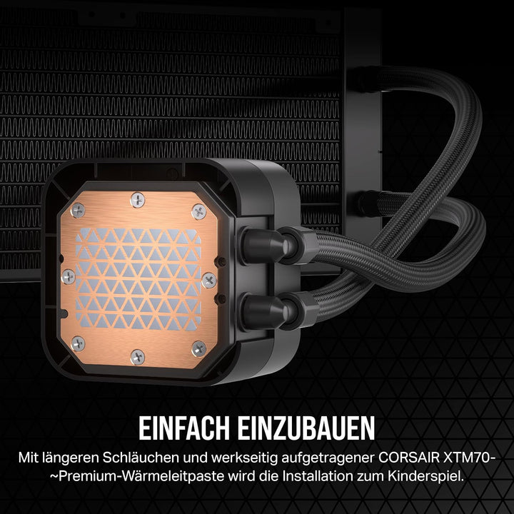 Corsair iCUE H150i Elite LCD XT Flüssig-CPU-Kühler - IPS-LCD-Bildschirm - DREI AF120 RGB -Lüfter - 3
