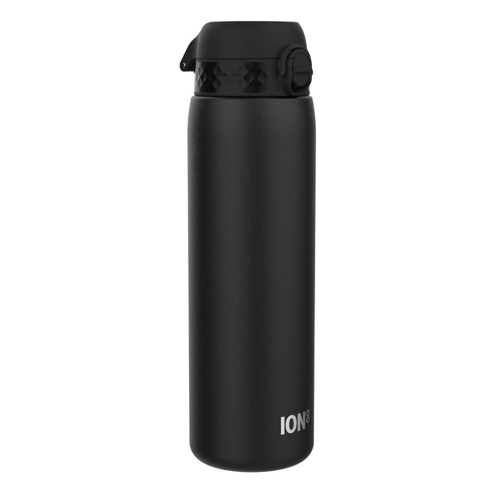 ION8 1 Liter Leicht Edelstahl Trinkflasche, Nicht Isoliert, Auslaufsicher, Einhandöffnung, Sichere V