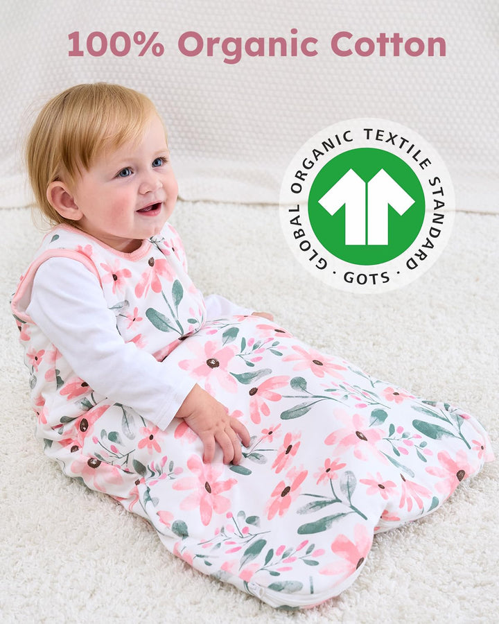 Yoofoss Schlafsack Baby Winter 2.5 Tog - 84cm/12-18 Warm Winterschlafsack Baumwolle Babyschlafsack W