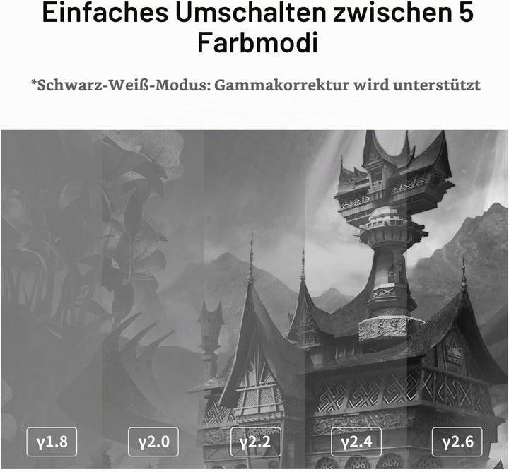 HUION Kamvas Pro 24 Gen 3 Grafiktablett mit Display, 23,8" 4K-UHD-Zeichenmonitor, 16384 Druckstufen