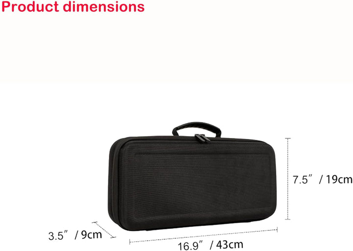 Hartschalen-Reisetasche für Dyson Airstraight HT01 Haarglätter und Netzteil wasserdichte, stossfeste