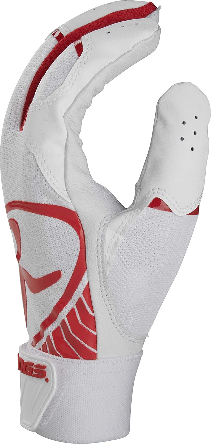Rawlings | 5150 Baseball-Schlaghandschuhe | Jugendliche | mehrere Farben L scharlachrot, L scharlach