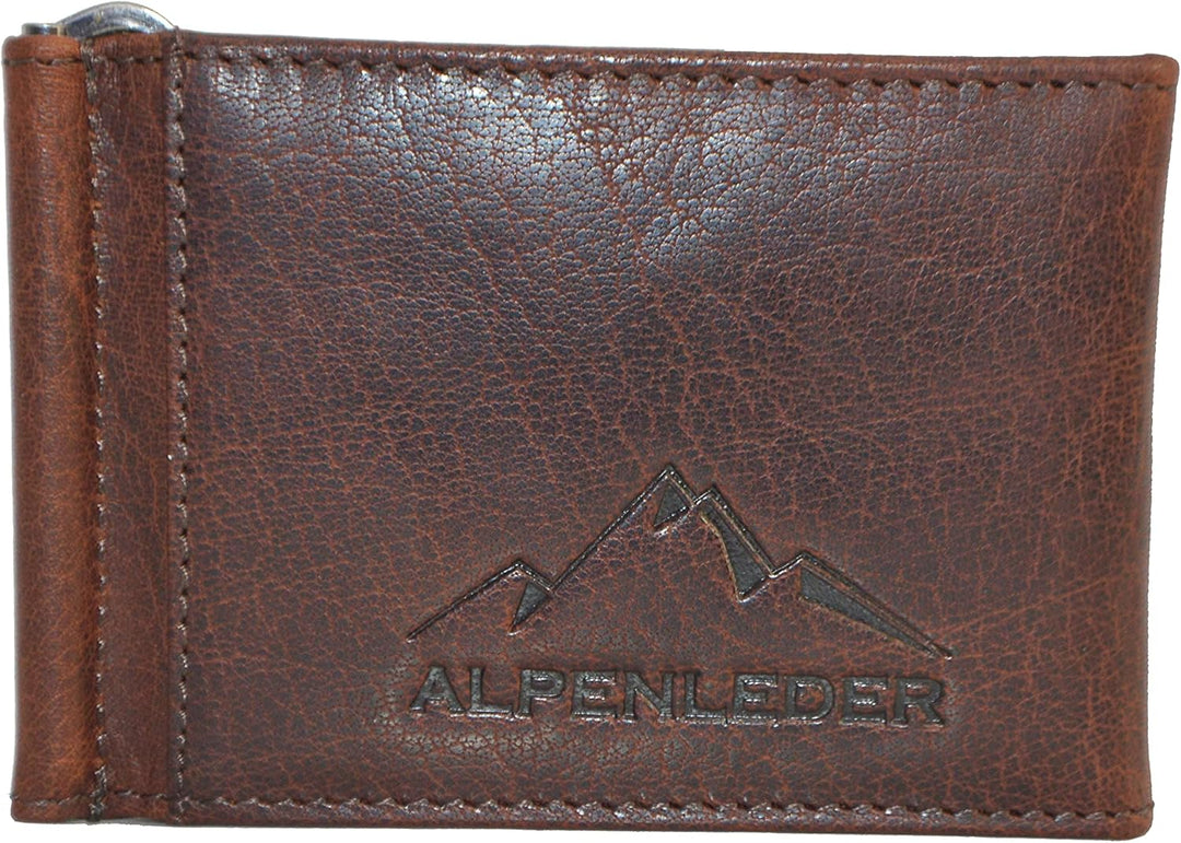 Alpenleder Portmonee - ZASTER (Handgefertigt) - Nachhaltiges Bio-Leder aus regionaler Landwirtschaft