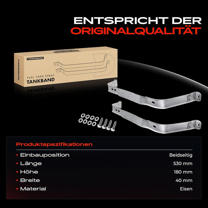 Frankberg 2x Tankbänder Tankband Kompatibel mit M-i-n-i R56 R57 Clubman R55 Coupe R58 R-o-a-d-s-t-e-