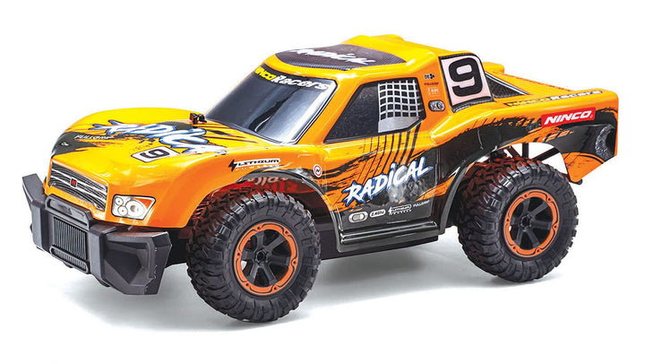 NincoRacers - Radikal ferngesteuertes Auto Sender 2,4 GHz Farbe 6 Jahre NH93161, Orange Leuchtend