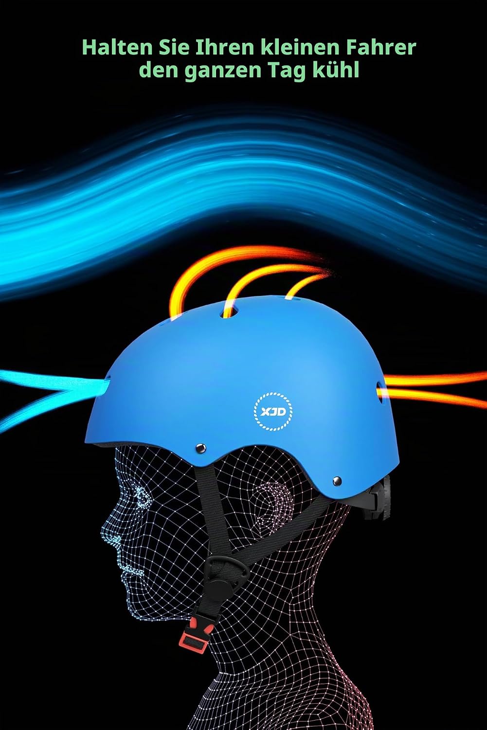 XJD Kinder Jugend Fahrradhelm Klassiker Kinderhelm CE-Zertifizierung für Multisport Fahrrad Klettern