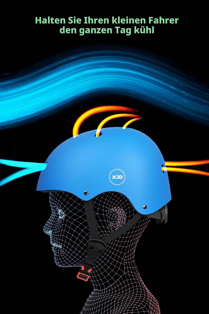 XJD Kinder Jugend Fahrradhelm Klassiker Kinderhelm CE-Zertifizierung für Multisport Fahrrad Klettern