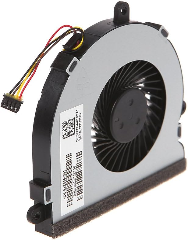 luosh Laptop Cooler CPU-Lüfter für HP 15-AC-Serie, 7,8 cm, Laptopkühler, Lüfter für HP DC28000GAR0 S