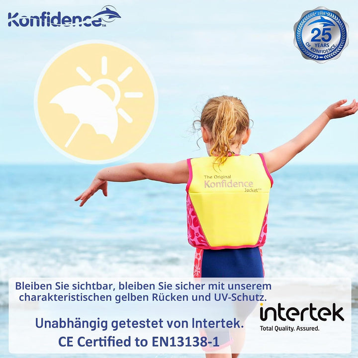 Konfidence Jacket - Premium Swim Vest for Kids (Ages 1.5-7yrs) | Adjustable Buoyancy | UKCA &amp; CE Com