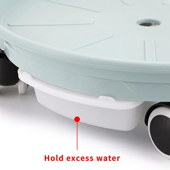 Skelang Blumentopfständer mit Rollen 2 Stück, 30,5 cm, Rollhalterung, Pflanzenständer mit Wasserbehä