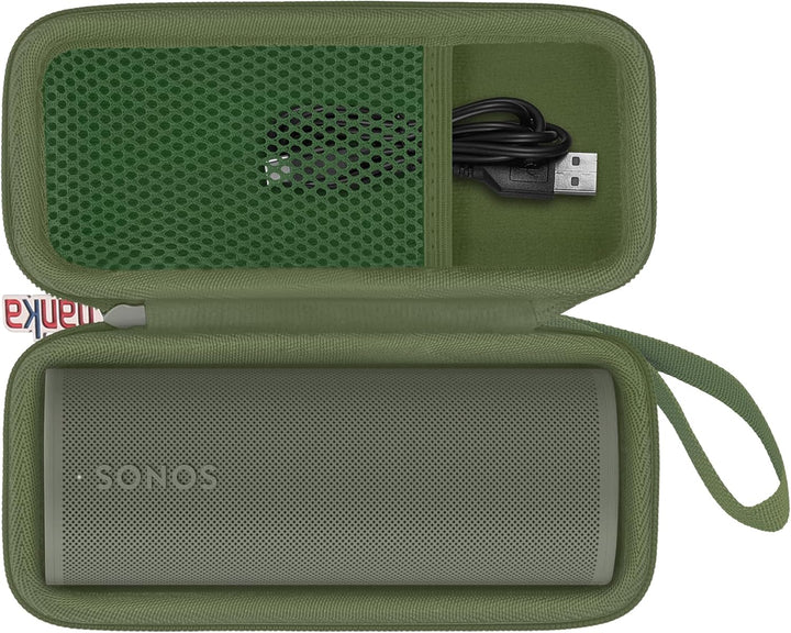 Khanka Hartschalen-Reiseetui Ersatz für Sonos Roam Bluetooth-Lautsprecher Grün, Grün