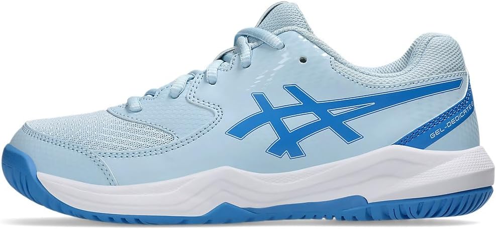 ASICS Jungen Gel-Dedicate 8 Padel Gs Sneaker 35 EU Hellblau Blaue Küste, 35 EU Hellblau Blaue K&#xFC