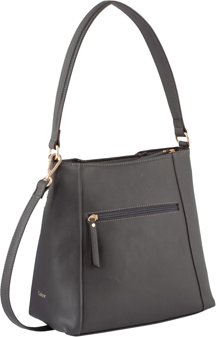 Gabor bags Charlotte Damen Beuteltasche Bucket Bag Dark Grey, Dark Grey