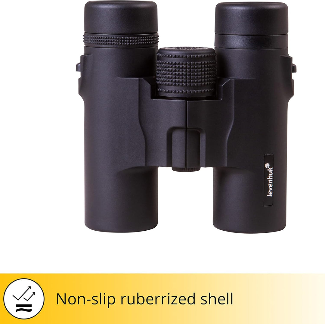 Levenhuk Karma Base 8x32 Kompaktes Reisefernglas mit Nahfokus für Vogelbeobachtung, Wandern und Outd